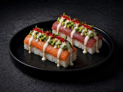 Salmon Tuna Eclair